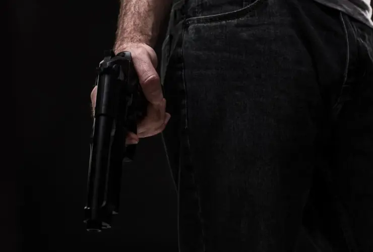 Pistolinha 22 distancia tiros